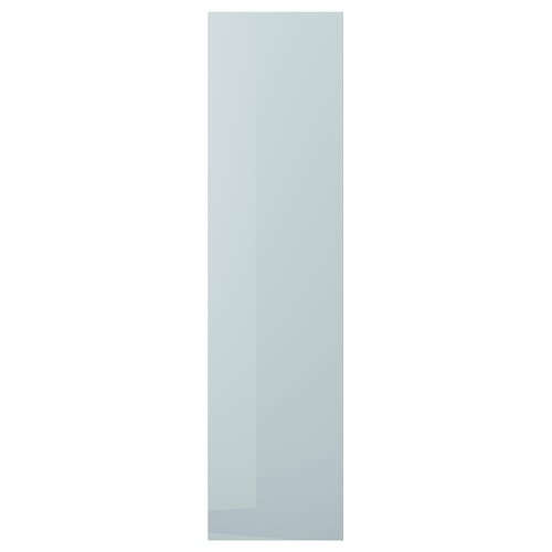 KALLARP Panneau latéral de finition, brillant bleu gris clair, 62x240 cm