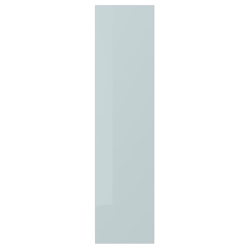 KALLARP Porte, brillant bleu gris clair, 20x80 cm
