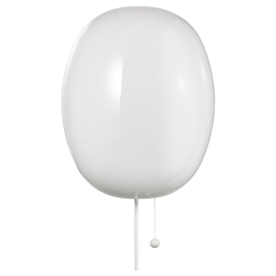 KALLBLIXT Applique, blanc verre