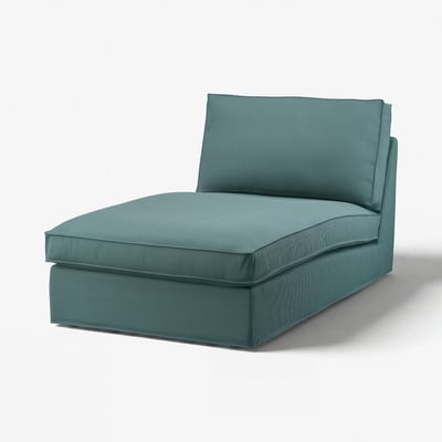KIVIK Housse méridienne, Kelinge gris turquoise