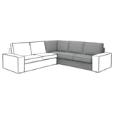 KIVIK Module d'angle, Tibbleby beige/gris