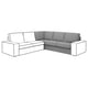 KIVIK Module d'angle, Tibbleby beige/gris