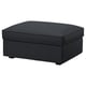 Option : KIVIK Repose-pieds av rangement, Tresund anthracite