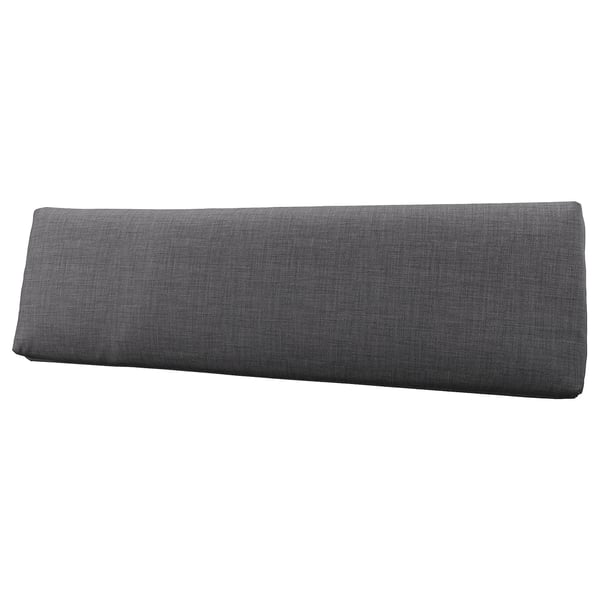KLAGSHAMN Housse pour coussin dossier, Skiftebo gris foncé