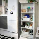 KNOXHULT Colonne avec porte, gris foncé, 60x31x153 cm