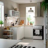 KNOXHULT Cuisine d'angle, blanc