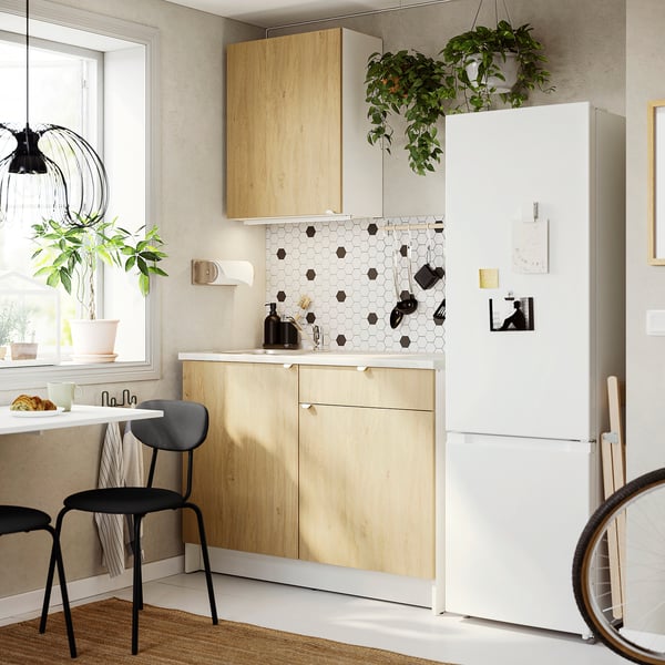 KNOXHULT Cuisine, motif chêne, 120x61x220 cm