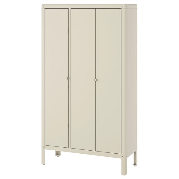KOLBJÖRN Élément rangement int/extérieur, beige, 90x161 cm