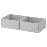 KOMPLEMENT Boîte, gris clair, 25x27x12 cm
