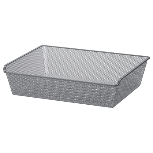 KOMPLEMENT Corbeille en filet, gris foncé, 75x58 cm