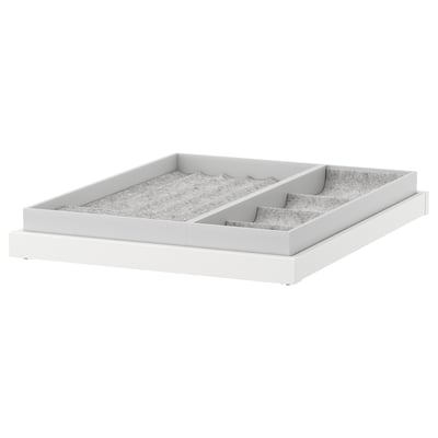 KOMPLEMENT Plateau coulissant av accessoire, blanc, 50x58 cm