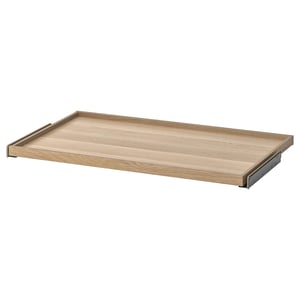 KOMPLEMENT Plateau coulissant, effet chêne blanchi, 100x58 cm