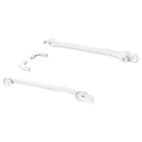 KOMPLEMENT Rail coulissant pour corbeilles, blanc, 35 cm
