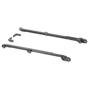 KOMPLEMENT Rail coulissant pour corbeilles, gris foncé, 58 cm