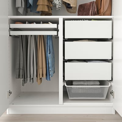 KOMPLEMENT Séparateur pour structure, blanc, 100x58 cm