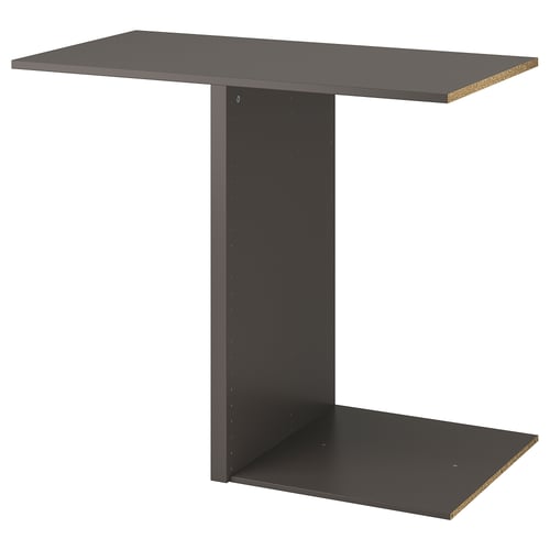 KOMPLEMENT Séparateur pour structure, gris foncé, 100x58 cm
