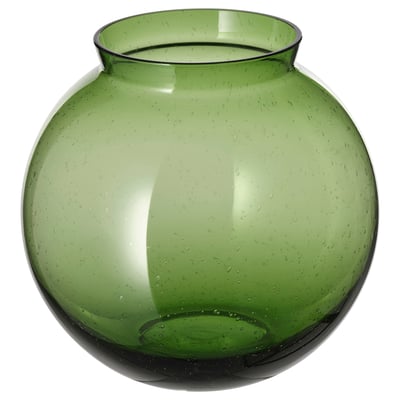 KONSTFULL Vase, vert, 19 cm