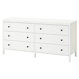 KOPPANG Commode 6 tiroirs, blanc, 172x83 cm