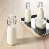 KORKEN Bouteille avec bouchon, verre transparent, 15 cl