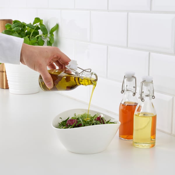 KORKEN Bouteille avec bouchon, verre transparent, 15 cl