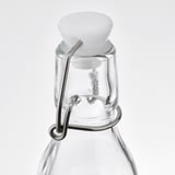 KORKEN Bouteille avec bouchon, verre transparent, 15 cl