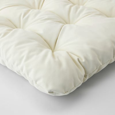 KUDDARNA Coussin de chaise, extérieur, beige, 44x44 cm