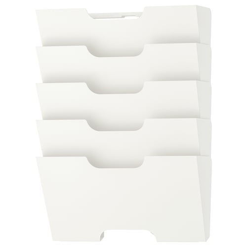 KVISSLE Range-revues mural, blanc