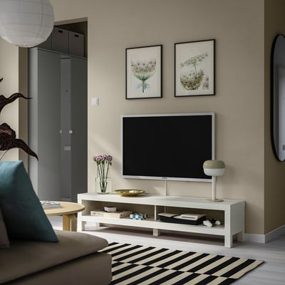 LACK Banc TV, blanc, 160x35x36 cm