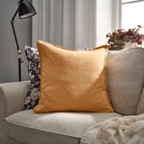 LAGERPOPPEL Housse de coussin, jaune-beige, 50x50 cm