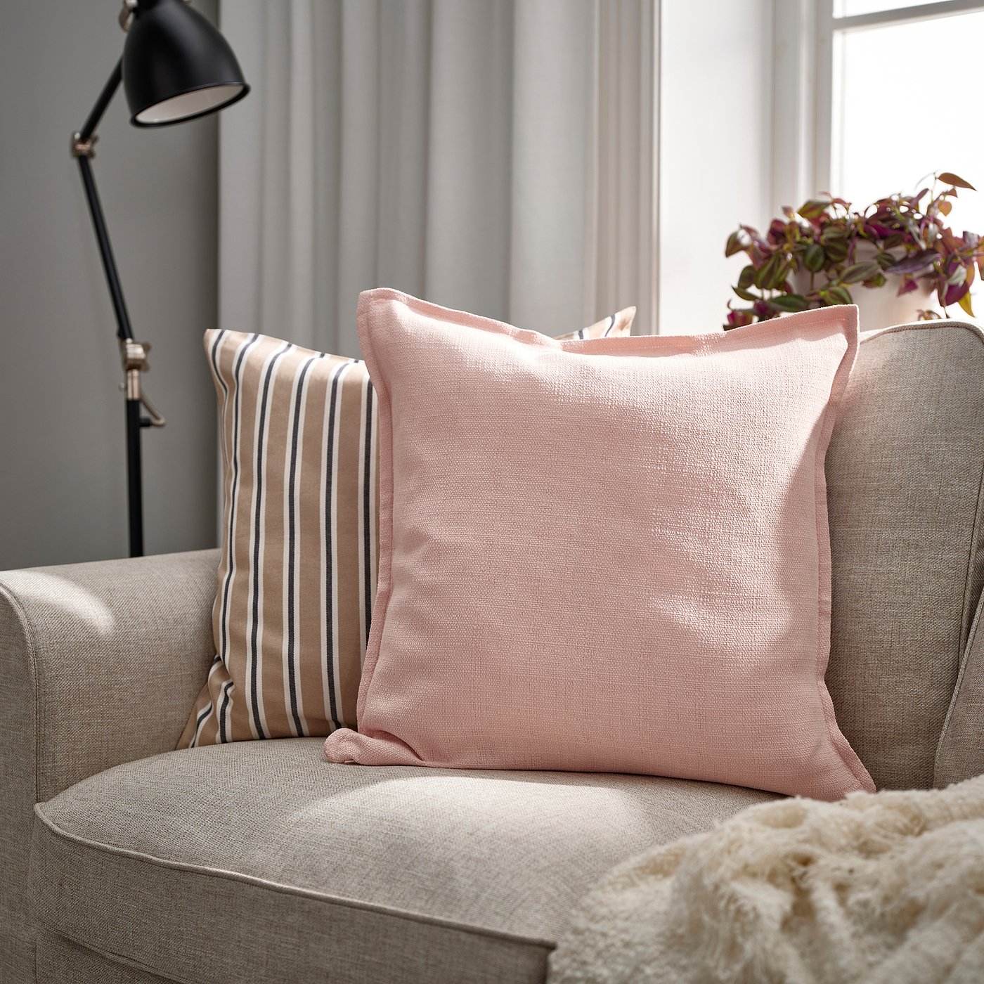 ZARPMA Housse Coussin Gonflable Rose Compatible Chaise Haute IKEA Antilop (Housse Seulement)