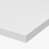 LAGKAPTEN / ALEX Bureau, teinté blanc/motif chêne blanc, 140x60 cm