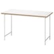 LAGKAPTEN / SPÄND Bureau, blanc/anthracite, 120x60 cm