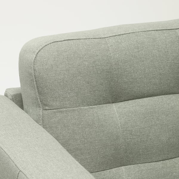 LANDSKRONA Méridienne élément complémentaire, Gunnared vert clair/bois