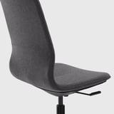 LÅNGFJÄLL Chaise conférence, Gunnared gris foncé/noir