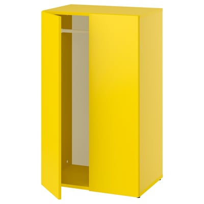 LASTARE Combinaison armoire, jaune, 60x42x100 cm