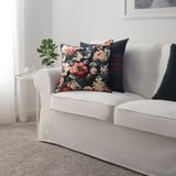 LEIKNY Housse de coussin, noir/multicolore, 50x50 cm