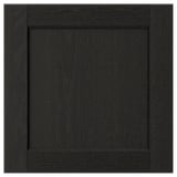 LERHYTTAN Porte, teinté noir, 40x40 cm