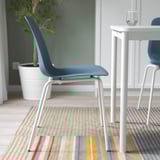 LIDÅS Chaise, bleu/Sefast blanc