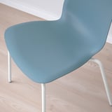 LIDÅS Chaise, bleu/Sefast blanc