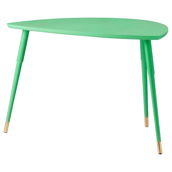 LÖVBACKEN Table d'appoint, vert clair, 77x39 cm