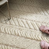 LOKALGATA Tapis tissé à plat, beige, 170x240 cm
