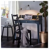 LOMMARP Bureau, bleu-vert foncé, 90x54 cm
