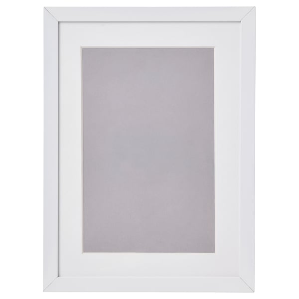 LOMVIKEN Cadre, blanc, 13x18 cm