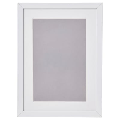 LOMVIKEN Cadre, blanc, 13x18 cm