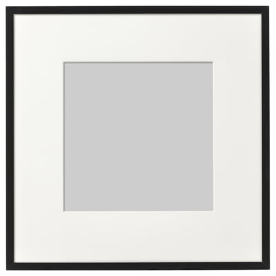 LOMVIKEN Cadre, noir, 32x32 cm
