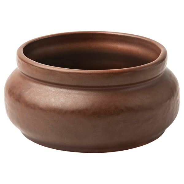MÄVINN Bol, brun/céramique, 16 cm