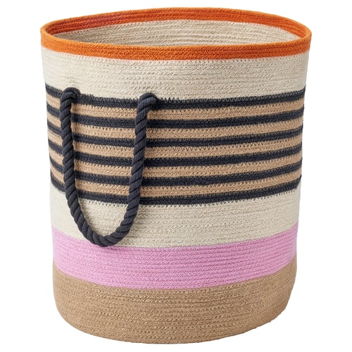 MÄVINN Corbeille, rayé multicolore