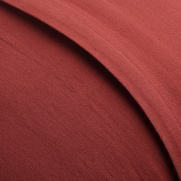 MÄVINN Housse de coussin, rouge blanc/broderie, 50x50 cm