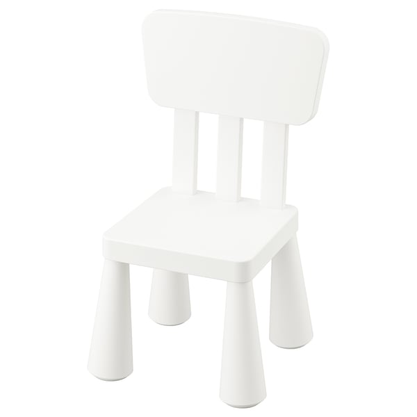 MAMMUT Chaise enfant, intérieur/extérieur/blanc