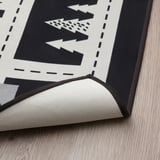 MARKKRYPARE Tapis, gris foncé, 74x100 cm